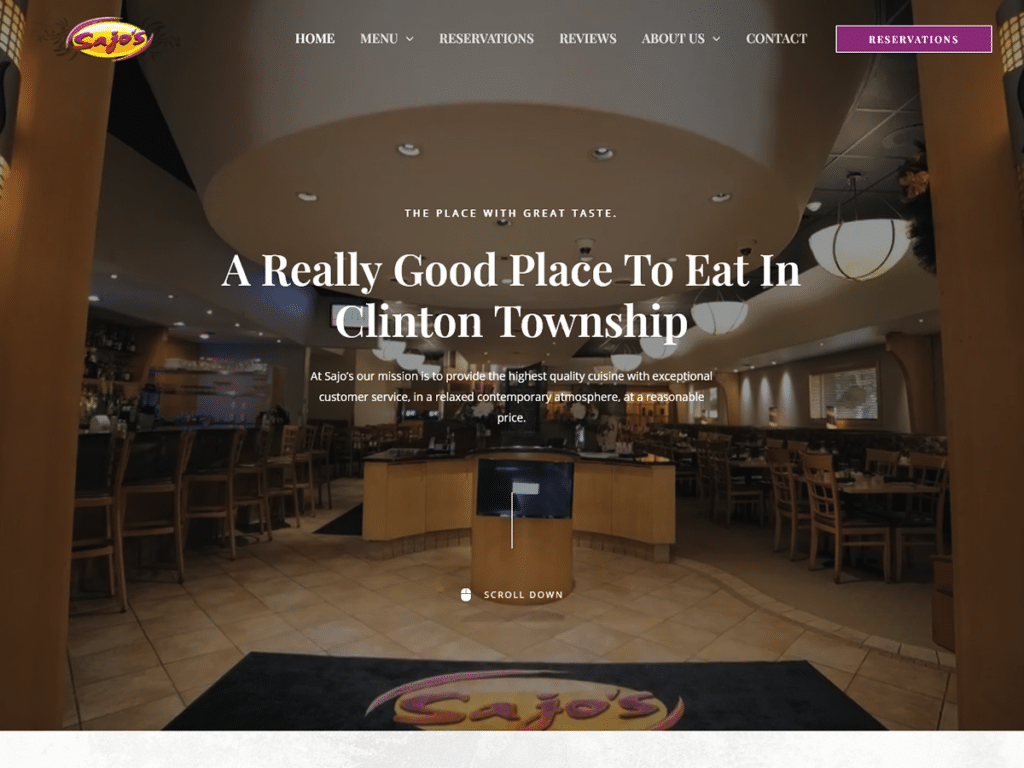Sajo’s Restaurant of Clinton Township Launches Website